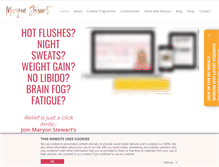 Tablet Screenshot of maryonstewart.com